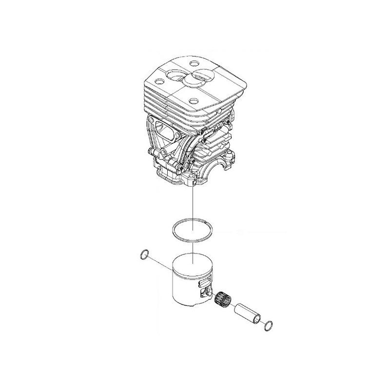 Cylindre piston tronçonneuse Husqvarna