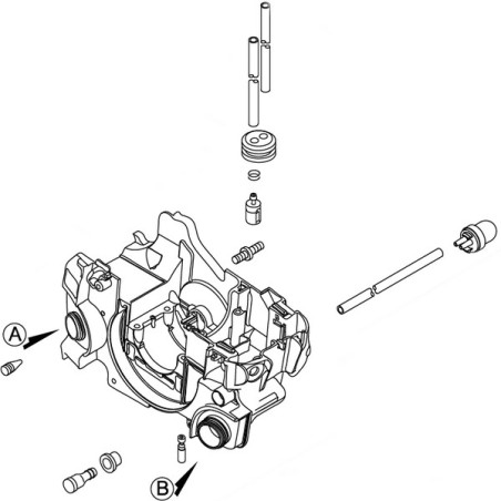 Carter moteur / réservoir tronçonneuse Echo