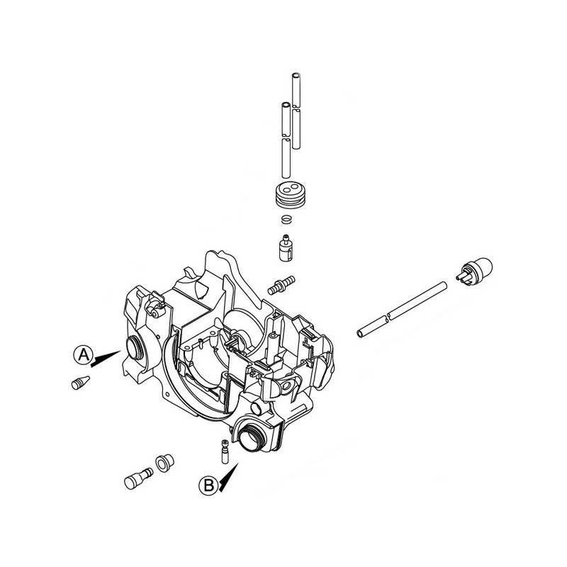 Carter moteur / réservoir tronçonneuse Echo