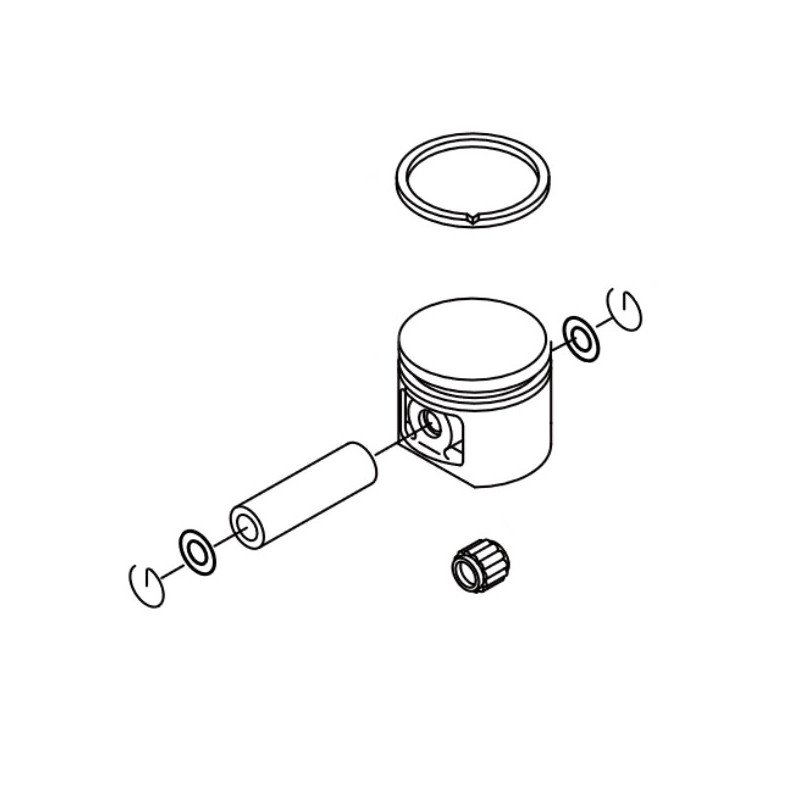 Piston complet tronçonneuse Echo