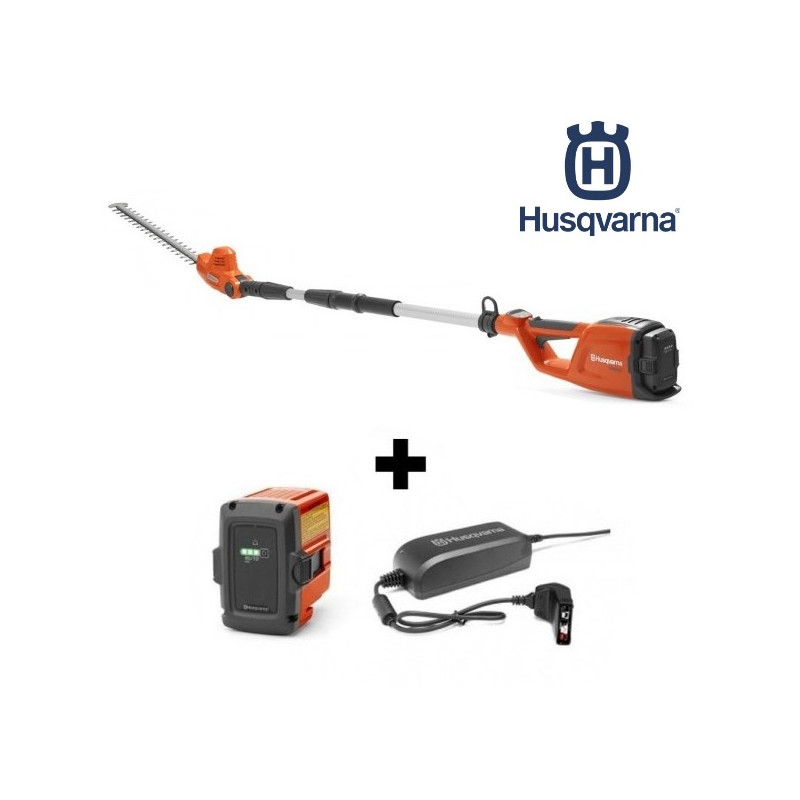 Pack taille-haie sur perche à batterie Husqvarna 120iTK4-H