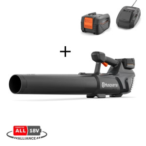 Souffleur Aspire Husqvarna B8X-P4A | Pack batterie 4 Ah et chargeur ( 970620403 )