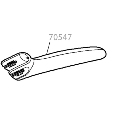 Coquille poignée supérieure pour sécateur OGA / OFA Outils Wolf