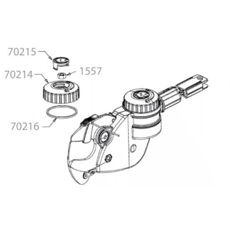 Bouchon pour tête d'élagueuse sur perche OS2000 / OS4000 Outils Wolf