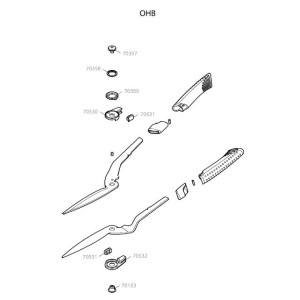 Écrou douille pour cisailles et taille-haie Outils Wolf