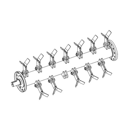 Rotor complet broyeur à fleaux Orec