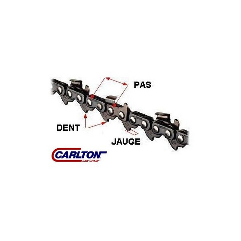 Chaine tronçonneuse 3/8 063 (1.6 mm) 91 dents