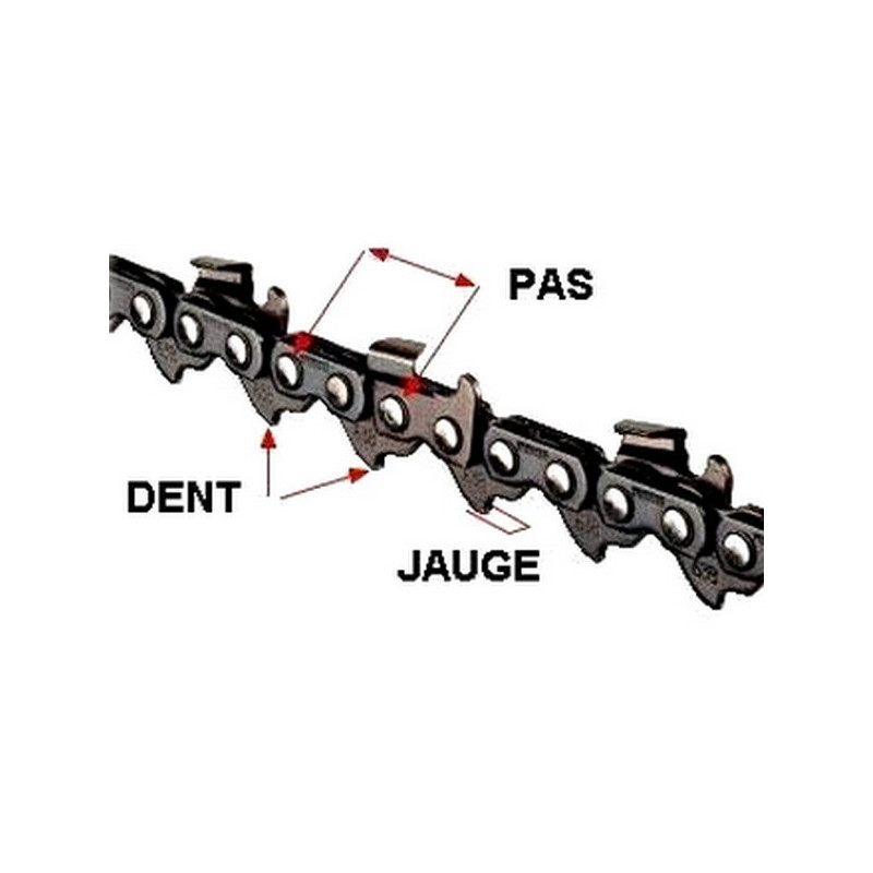 Chaine tronçonneuse 3/8 050 60 Entraineurs