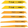 Coffret Dewalt 6 lames scie sabre découpe bois modal atc