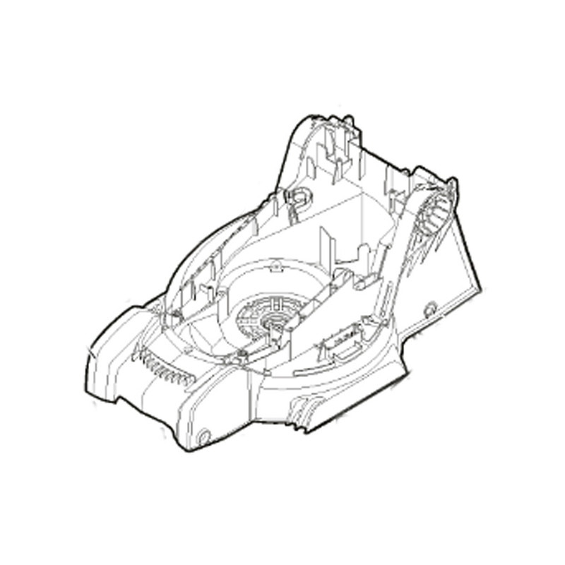 Chassis tondeuse à batterie Alpina 118810986/0