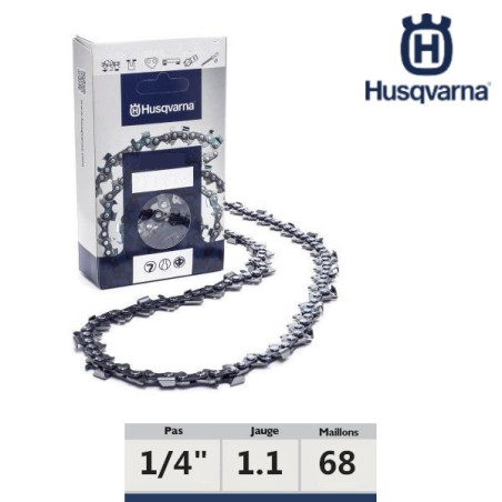 Chaîne tronçonneuse Husqvarna 1/4" 043 68 dents