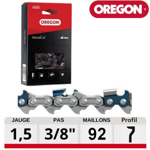 Chaine tronçonneuse carrée PowerCut 92 dents Oregon 73LPX