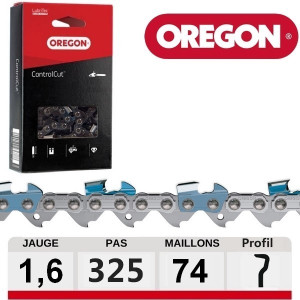 Chaine tronçonneuse ControlCut 74 dents .325 OREGON 22BPX