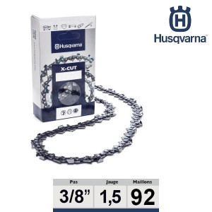 Chaîne tronçonneuse Husqvarna 3/8 058 92 dents