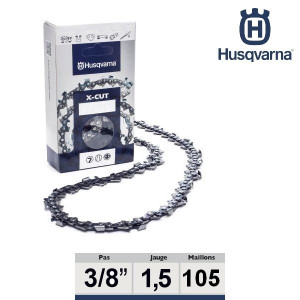 Chaîne tronçonneuse Husqvarna 3/8 058 105 dents