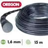 Fil nylon / alu torsadé Oregon Nylium® Silencio débroussailleuse 1,6 mm modal atc