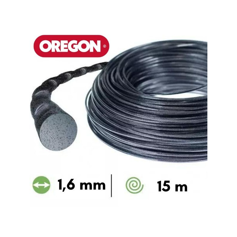 Fil nylon / alu torsadé Oregon Nylium® Silencio débroussailleuse 1,6 mm