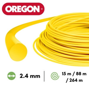 Fil nylon rond Oregon débroussailleuse 2,4 mm