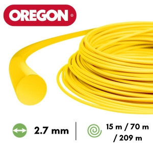 Fil nylon rond Oregon débroussailleuse 2,7 mm