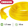 Fil nylon étoile Oregon débroussailleuse 1.7 mm / 15m modal atc