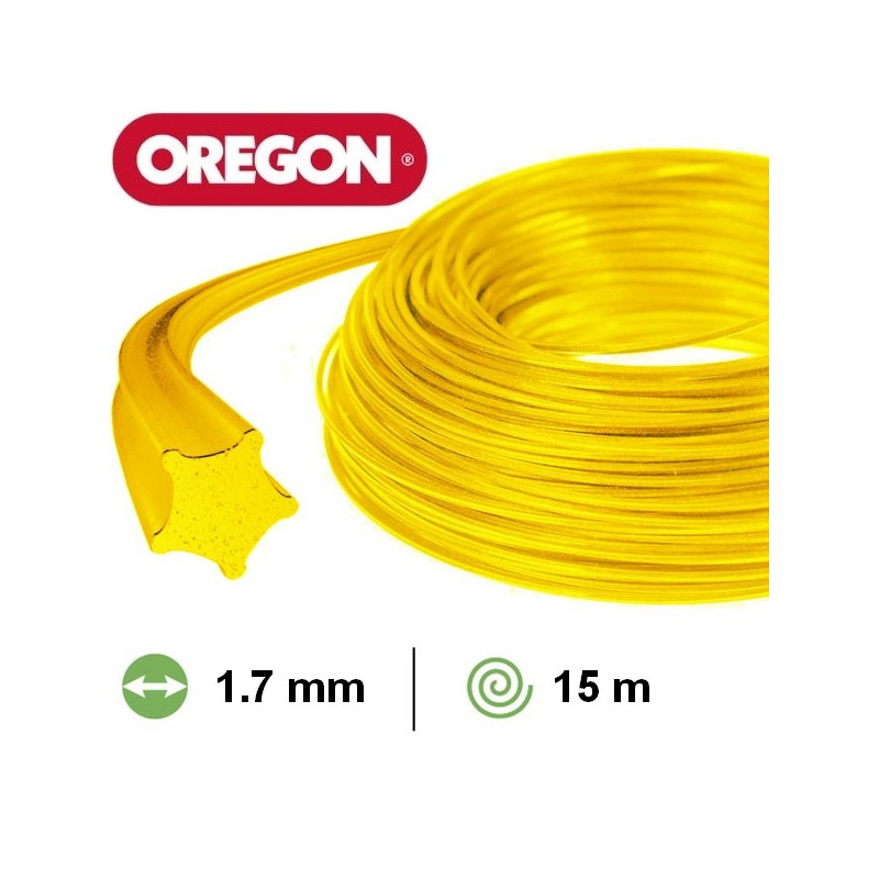 Fil nylon rond Oregon débroussailleuse 1.7 mm / 15m