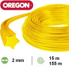 Fil nylon étoile Oregon débroussailleuse 2 mm modal atc