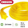 Fil nylon étoile Oregon débroussailleuse 2.4 mm modal atc