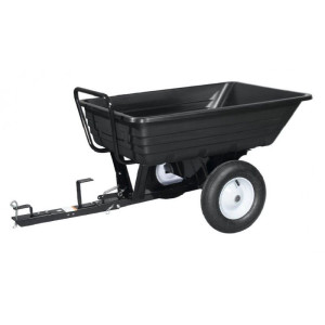 Remorque tracteur tondeuse Jardin poly dump 220 kg