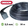 Fil nylon / alu carré Oregon Nylium® débroussailleuse 3,5 mm - 30 mètres modal atc