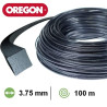 Fil nylon / alu carré Oregon Nylium® débroussailleuse 3,75 mm - 100 mètres modal atc