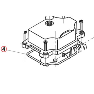 Joint de capot robot tondeuse SARP RS500, RS1200, RS2000, RSM600, RSL1200, RSL2000