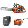 Pack tronçonneuse Husqvarna 435i + batterie BLi30 + chargeur QC250  - coupe 35 cm modal atc