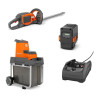 Pack taille-haies Husqvarna 215iHD45 + broyeur GS340iS + batterie et chargeur modal atc