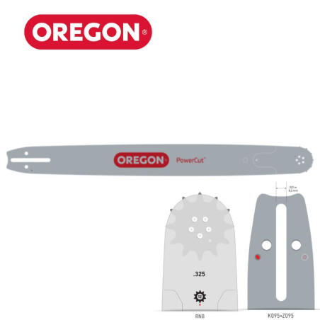 Guide-chaine 325", 058"  RNBK095 PowerCut Oregon