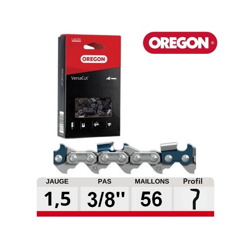 Chaine tronçonneuse Oregon 56 dents VersaCut 73DPX