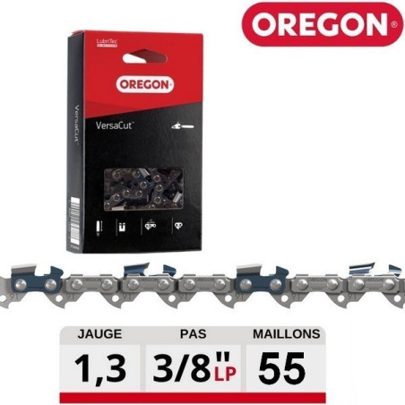 Chaine tronçonneuse Oregon VersaCut 55 dents 91VXL055E