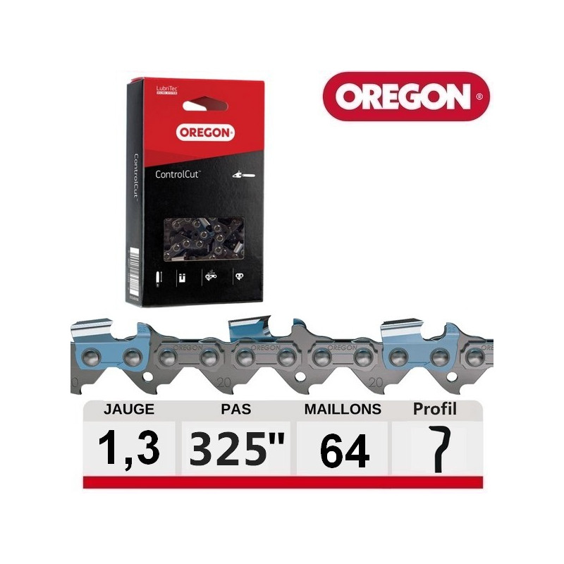 Chaine tronçonneuse ControlCut 64 dents .325 OREGON 20BPX064E