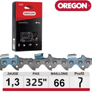 Chaine tronçonneuse Oregon ControlCut 66 dents .325 050 - 20BPX066E