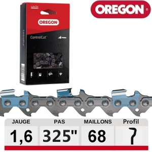 Chaine tronçonneuse Oregon ControlCut 68 dents .325 - Stihl 22BPX068E