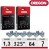 Pack 2 chaines tronçonneuse SpeedCut Oregon 95TXL064E modal atc