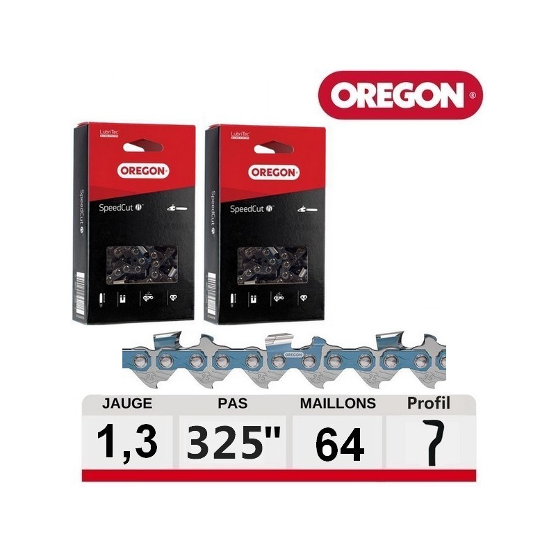 Pack 2 chaines tronçonneuse SpeedCut Oregon 95TXL064E