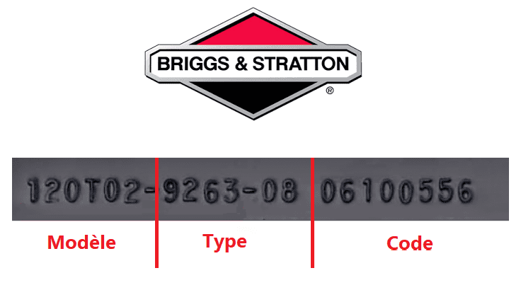 Référence des moteurs briggs et stratton